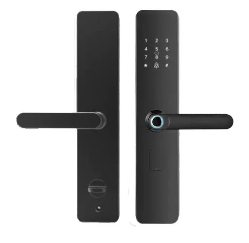 半自动智能门锁